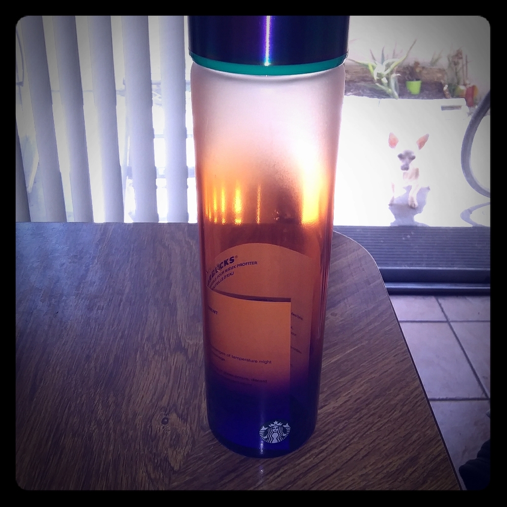 Starbucks Ombre Glass Waterbottle